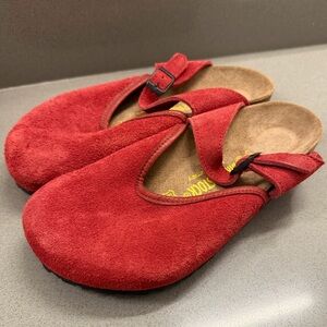 Birkenstock Rosemead Clogs Sz.9 Red
